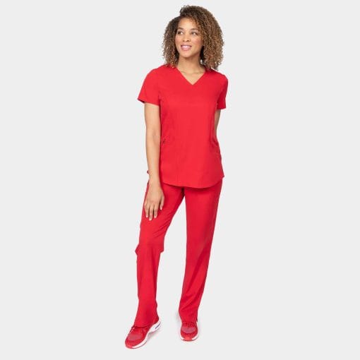Women's v-neck scrub top | 1084 - image 4