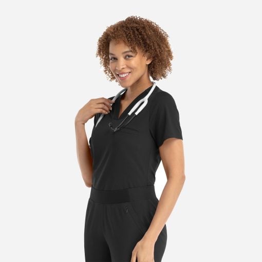 Women's v-neck top | 20301 - image 2