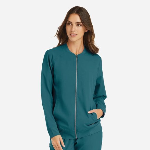 Women's warm-up zip jacket | 5061 - image 4