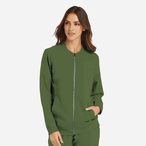 Women's warm-up zip jacket | 5061 - image 11