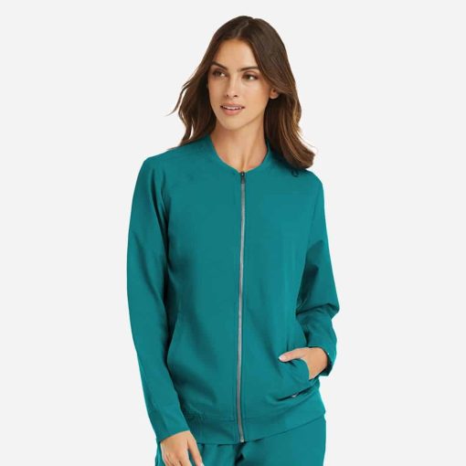 Women's warm-up zip jacket | 5061 - image 8