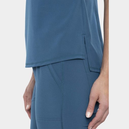 Tuckable v-neck top | cka690 - image 5