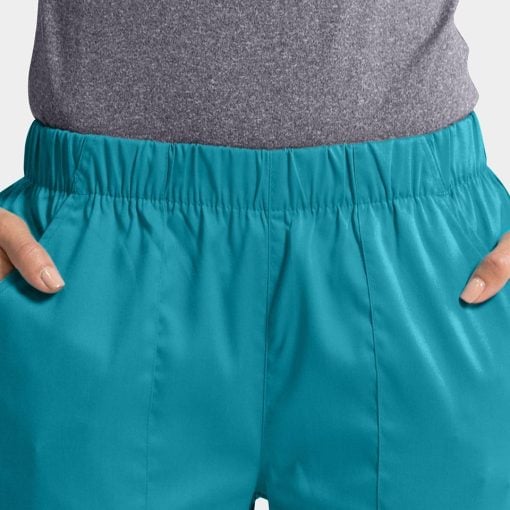 Women's full elastic waistband pant | 6801 - image 5