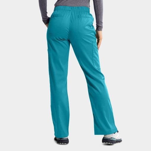 Women's full elastic waistband pant | 6801 - image 2
