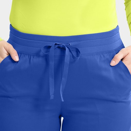 Women's semi-tapered pant w/ yoga style waistband | 6802 - image 28