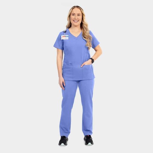 Women's half knit waistband tapered-leg pant | 7801 - image 6