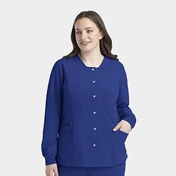 Women's Snap Jacket | 4811 - Galaxy Blue, XL