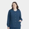 Epicbyirg 4811 womenssnapjacket caribbeanblue front