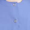 Epicbyirg 4811 womenssnapjacket ceilblue frontbuttons