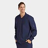 Mens front zip warm up jacket 5861 nvy