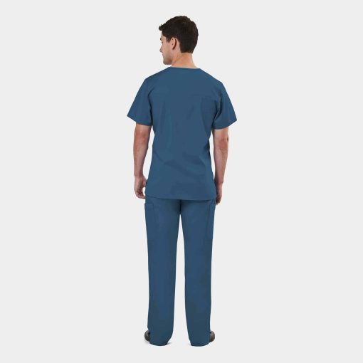 Men's mesh panel v-neck top | 2851 - image 19