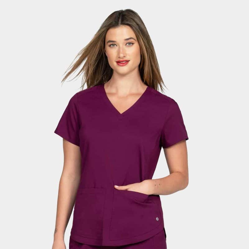 Soho Side Knit Top | 1148 | Scrubs Of Evans | Quality Medical Uniforms ...