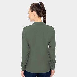 Alternative view of MC Insight Zip Front Warm-Up With Shoulder Yokes | MC2660