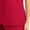 Momentum by maevn 5002 womensmockwraptop red red 05 maevn scrubs