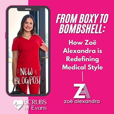 From boxy to bombshell how zoe alexandra is redefining medical style