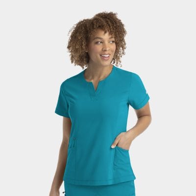 Epic by irg - notched crew neck top | 4802