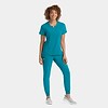 Women'S Notched Crew Neck Top | 4802 13 Epic by irg 4802 womensnotchednecktop teal tel 06 irg scrubs