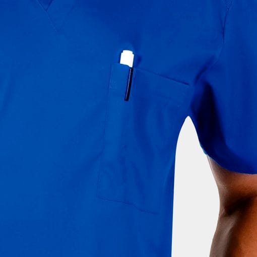 Men's mesh panel v-neck top | 2851 - image 4