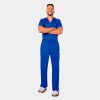 Edge by irg 2851 mensmeshpanelv necktop royalblue ryl 06 irg scrubs