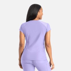 Alternative view of Zoe - Banded V-Neck Top | 2501