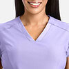 Embrace by maevn 2501 zoe bandedv necktop mistylilac myl 03 maevn scrubs