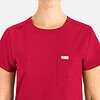 Women'S Tuckable Round Neck Top | 5005 8 Momentum by maevn 5005 womenstuckableroundnecktop red red 03 maevn scrubs