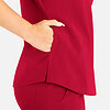 Women'S Tuckable Round Neck Top | 5005 9 Momentum by maevn 5005 womenstuckableroundnecktop red red 05 maevn scrubs