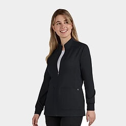 Cureology Geneses Womens Jacket | C400 - Black, 2XL
