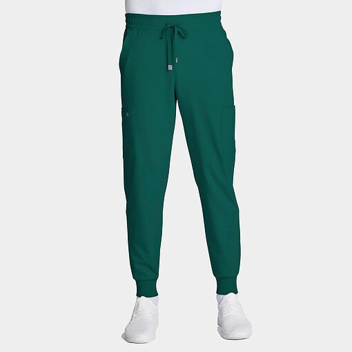 Cureology connective jogger c600 — men's jogger scrub pant model photo