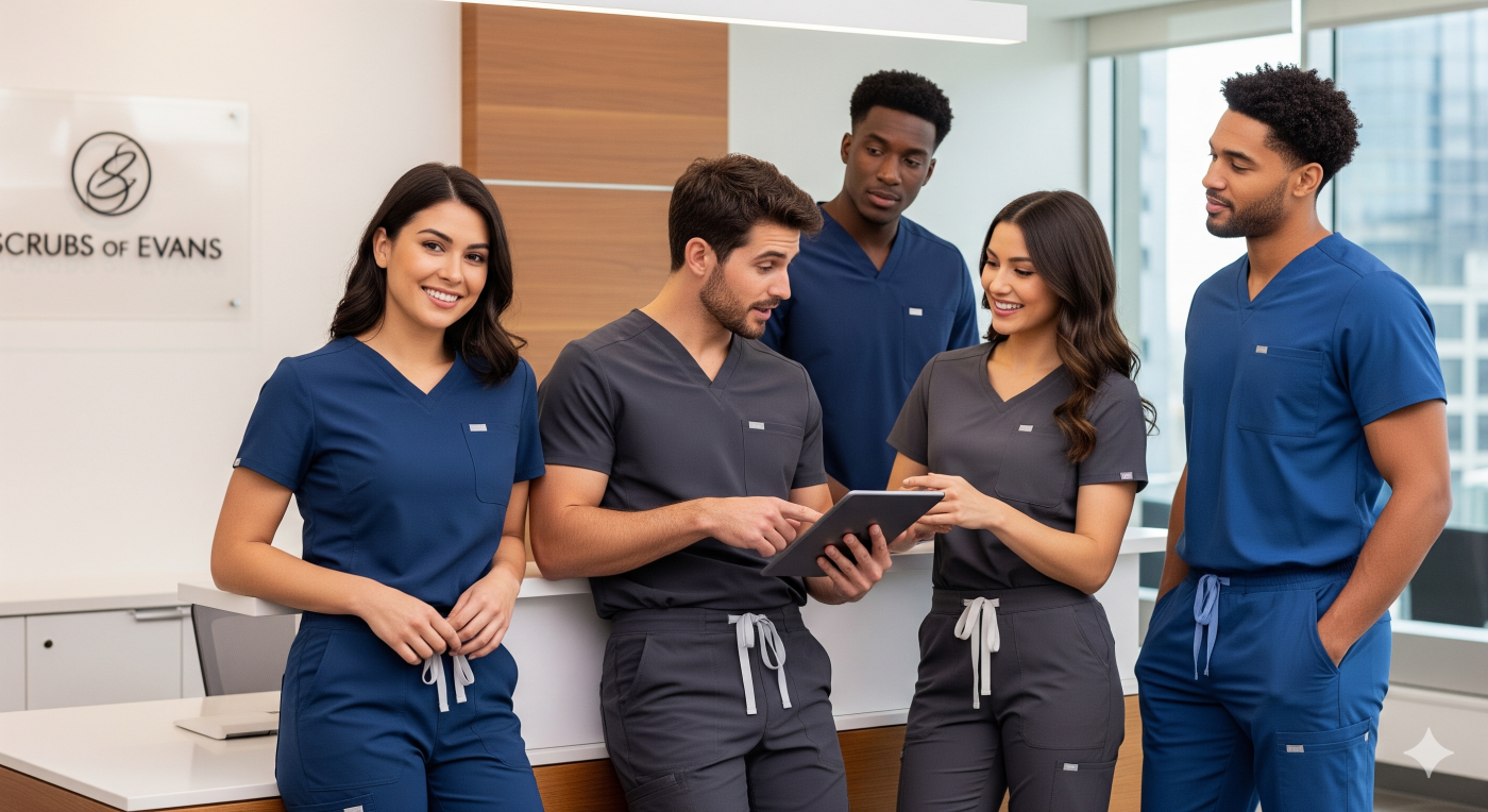 Scrubsofevans doctor nurse scrubs