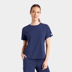 Quality Medical Uniforms In Evans, Ga For Healthcare Pros 24 Women's round neck top | epic scrubs 4805