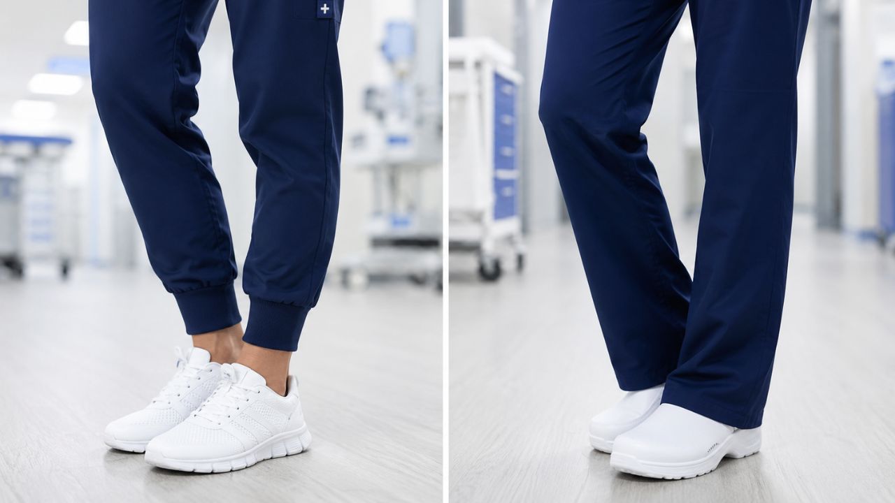Are Jogger Scrubs Good For Nurses? Pros, Cons, And Best Picks 2 How should nurses decide between joggers and straight-leg scrubs