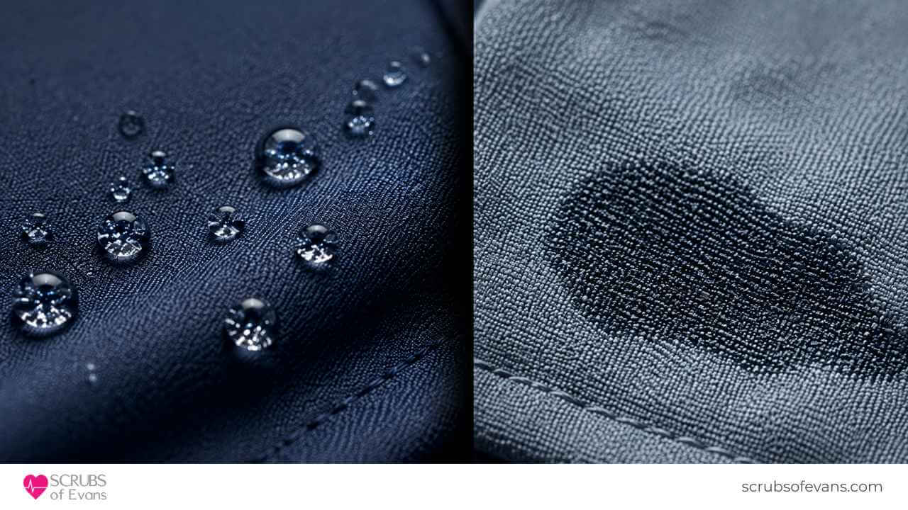 Moisture-wicking scrubs vs standard scrubs