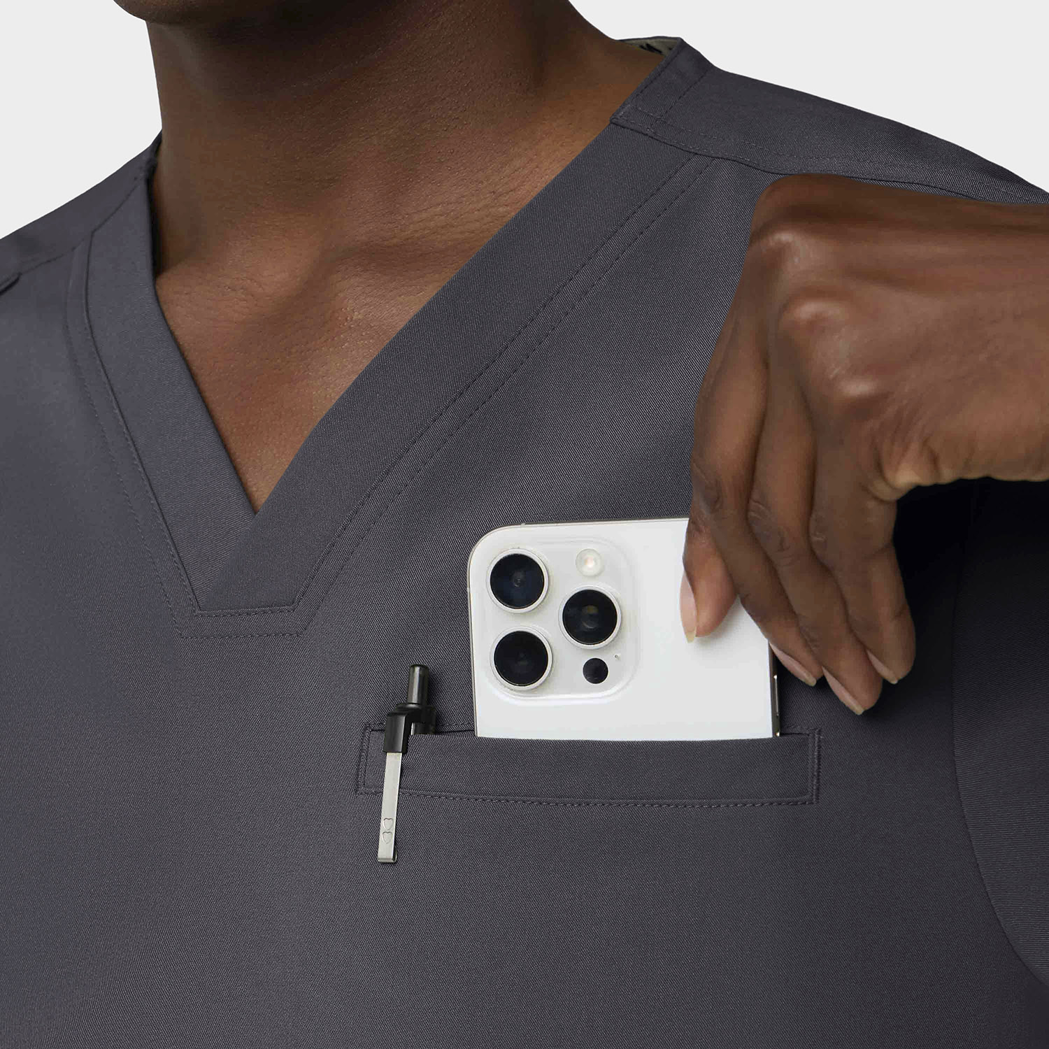 Tempo Scrubs Men'S 3 Pocket V-Neck Top | T171 6 Tempo scrubs men's 3 pocket v-neck top | t171 - image 4