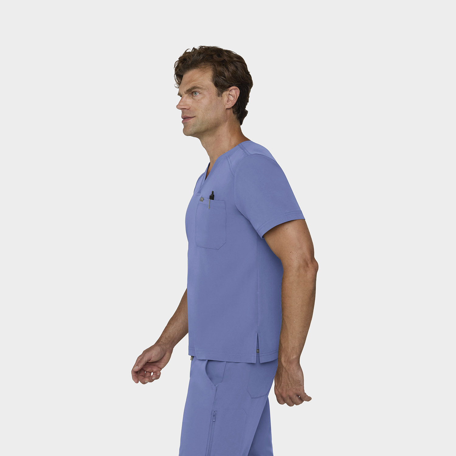 Tempo Scrubs Men'S 1 Pocket V-Neck Top | T172 7 Tempo scrubs men's 1 pocket v-neck top | t172 - image 5